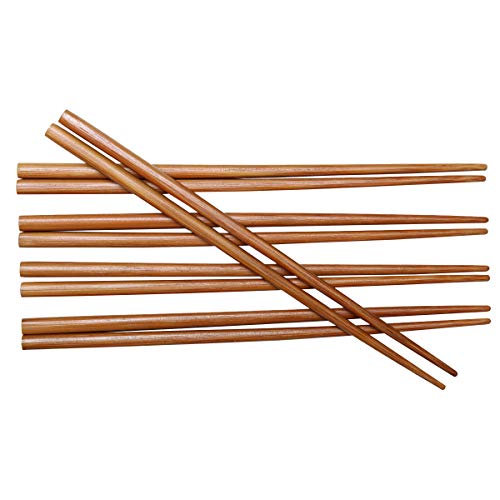 Joyce Chen Excalibur Wok Cooking Chopsticks and Bamboo Utensils, 5 Piece Set, Black The Home