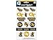 me & my BIG ideas Officially Licensed NCAA Spirit Stickers, Georgia Tech