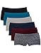 Kalon 6 Pack Women's Nylon Spandex Boyshort Panties (Medium, Winter)