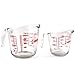 Anchor Hocking 2 Piece Glass Measuring Cup Set