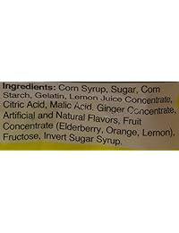 Haribo ginger-lemon Gummi Candy 4 oz cada uno (Pack de 3)