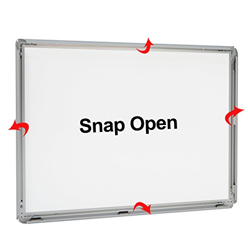 image for T-Sign 24 x 36 Inches Aluminum Snap Poster Frame Inclueds White Dry Ea