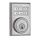 Kwikset 909 SmartCode Electronic Deadbolt featuring SmartKey in Satin Chrome