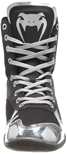 Venum Elite Boxing Shoes Black/Silver in Kuwait Whizz Athletic