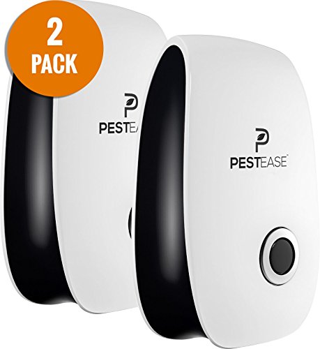 Pest Control Against Mice-2 Pack-Repellent for Mice-Pest Repellent for roaches-Pest Repeller for Rodents-Ultrasonic Pest Repeller-Electronic Plugin Repeller for Insects & Bugs-2 Pack [UPDATED VERSION]