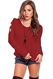 Lolli Couture CUT OUT DESIGN LONG SLEEVE CASUAL TOP