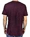 Ed Hardy Men's T Shirt Tiger, Burgundy Mineral, X-Large