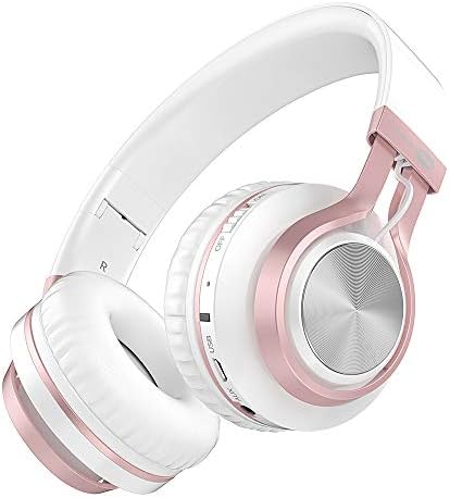 REETEC Wireless Headphones V4.2 Bluetooth Over Ear Headsets with Microphone Hi-Fi Deep Bass Foldable Lightweight Stereo Earphones for iPhone, iPad, iPod, Mp3 players, Tablets and More