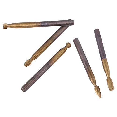 SISHUINIANHUA 10Pcs/Set HSS Titanium Routing Milling Rotary Burrs File Wood Woodworking Carving Carved Knife Tools Accessories