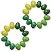 Set of 24 Fillable Green Plastic Easter Eggs