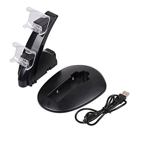 image for KONKY - PS4 Controller Charging Dock Stand, USB Dual Charger Station A