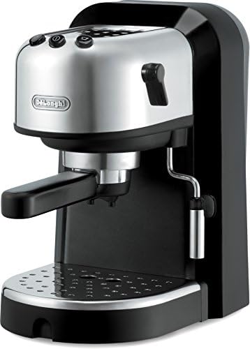 DeLonghi EC270 15-Bar-Pump Espresso Machine, Black and Stainless
