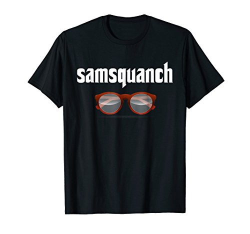 Samsquanch Funny Looking Glasses Bigfoot T-Shirt