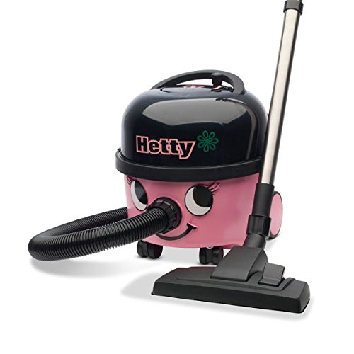 Numatic HET20012 Hetty Vacuum Cleaner - Pink - 580W Compact whilst offering professional 9L capacity