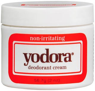 Yodora Deodorant Cream, non-irritating - 2 oz, Pack of 5