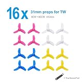 BETAFPV 4 Sets 3-blade Props 31mm 0.8mm Shaft for 615 Motor Tiny Whoop Quad like Beta65