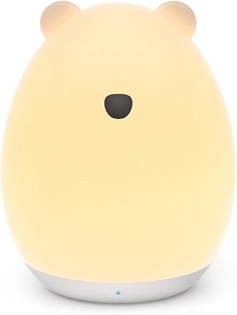 Amazon Vava 可愛いくま型 ナイトライト ベッドサイドランプ タッチコントロール 授乳用 七色変換 Usb充電 子供安全素材 間接照明 テーブルランプ プレゼント Va Cl012 ホワイト Vava ベッドサイドランプ 通販