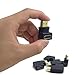 AFUNTA 6 Pcs HDMI Angled Adapter, 4 pcs Flat Left & Right 90 Degree Angle and 2 pcs 270 & 90 Degree Male to Female HDMI Adapter, Gold-Plated 3D Supported TV Connector
