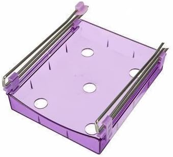 Pink Pari 1 Pc Refrigerator/Fridge Lock Type Storage Drawer Rack Freezer Shelf Holder Kitchen Organization - (Random Color)