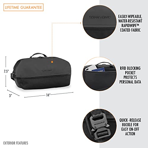 Briggs & Riley Delve Crossbody Sling Bag, Black Pricepulse