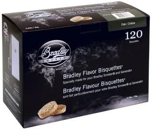 Smoker Bradley Oak Bisquettes - 120 Pack.