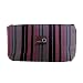 della Q Tagalong Knitting Case for Interchangeable Knitting Needle Case; 035 Black Stripes 1104-1-035