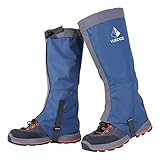 YUEDGE Waterproof Snow Boot Gaiters 600D Anti-Tear Oxford Fabric for Outdoor Hiking Walking Hunting Climbing Trimming Grass