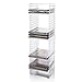 Clear Plastic CD Tower - holds 30 standard CD jewel cases