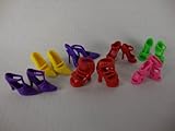 7 Pairs of Shoes Made to Fit Barbie Doll
