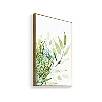 Framed Canvas Home Artwork Decoration Succulent Plant Canvas Wall Art for Living Room, Bedroom - 16x24 inches