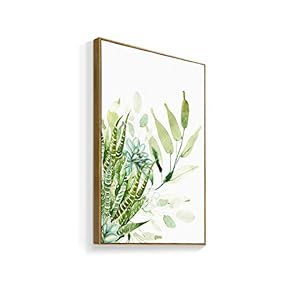 Framed Home Artwork Succulent Plant for Living Room Bedroom