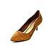 C LABEL FELITSA-1 Women's Slip On Pointed Toe Kitten heel Derss Pumps
