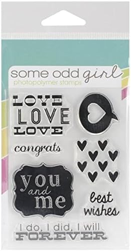 Some Odd Girl Stamps Stamp Set, 4 by 3-Inch, I Do, Clear