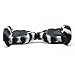 [WheelElite] Silicone Case Scratch Protector Wrap Rubber Cover Protective Skin for 6.5 Inch Hover Board 2 Wheels Balance Scooter (White/Black)