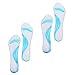 KLOUD City 2 Pair Women Massage Gel Pain Relief Insoles Silicone Anti Slip High Heel Shoe Pads Size 6-10