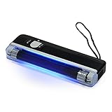 Syhonic Handheld UV Black Light Torch with LED Counterfeit Detection flashlight