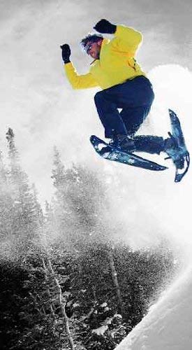 Crescent Moon, Gold 10 Backcountry Snowshoes - Lollypop Blue - Thumbnail 3