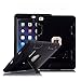 iPad Mini Case, iPad Mini 3 Case, TabPow [Shockproof][Drop Protection][Heavy Duty] Rugged Triple-Layer Defender Hybrid Case Cover with Stand for Apple iPad Mini 1 2 3 (Retina Display) (Black)