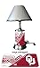 Oklahoma Sooners Lamp with chrome shade