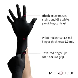 Ansell MICROFLEX MidKnight MK-296 Disposable
