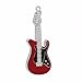 CHUYI Metal Guitar Shape 8GB USB 2.0 Flash Drive Waterproof Pen Drive Date Storage Memory Stick Thumb Drive(Red)