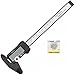 Digital Caliper with Large LCD Screen Plastic Electronic Vernier Caliper Measuring Tool, 0-6 In/0-150 mm Conversion Auto Off Featured with Extra 1 Battery by Bseen