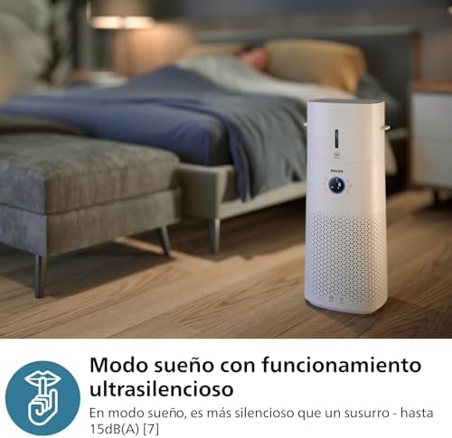 3000 Purificador y Humidificador 2 en 1, 131 m², HEPA, Blanco