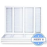 16-3/8x21-1/2x1 Air Filter, Pleated, MERV 8 (Case of 4) Fits Listed Models of Carrier, Bryant & Payne