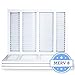 16-3/8x21-1/2x1 Air Filter, Pleated, MERV 8 (Case of 4) Fits Listed Models of Carrier, Bryant & Payne