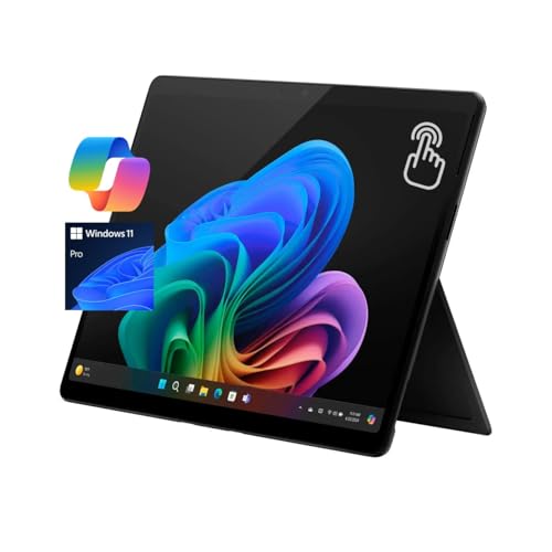 Microsoft Surface Pro 11 13" Copilot+ PC, tableta AI, pantalla táctil LCD 2880x1920 120 Hz, Qualcomm Snapdragon X Plus de 10 núcleos, 16 GB de RAM, 1 TB SSD, solo WiFi, Win 11 Pro, negro (renovado)