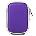 BIRUGEAR Hard Shell Eva Pouch Case - Purple for Samsung T5 / T3 / T1 Portable SSD USB 3.1/3.0 External