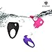 Louviva Vibrating Cock Ring, Male Penis Ring Sets with Clitoral Stimulate Features, Efficient Delay Adult Toys for Couples and Lovers (3-Piece Set)