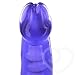 Purple [WALLER PAA] Double Penetrator Penetration Ultimate Vibrating Cock Ring w/DP Anal Sex Dildo