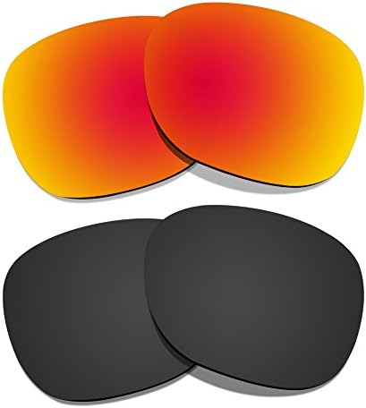 2 Pairs 1.5mm Polarized Replacement Lenses for Oakley Garage Rock Sunglasses - Multiple Options